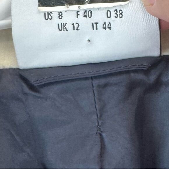 Akris Punto Polka Dot Cotton Blend Blazer Jacket 8 - Picture 5 of 6